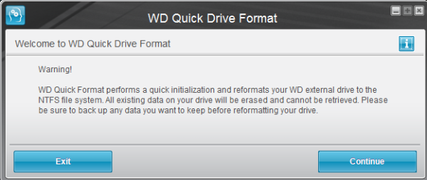 how to format my wd passport for mac